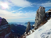 Salita invernale in RESEGONE da Fuipiano Imagna il 4 gennaio 2013 - FOTOGALLERY